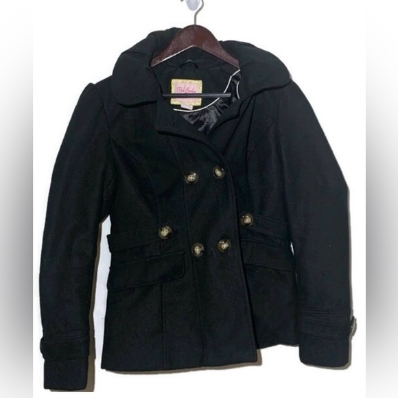Pink Envelope black peacoat size Large - Picture 1 of 11